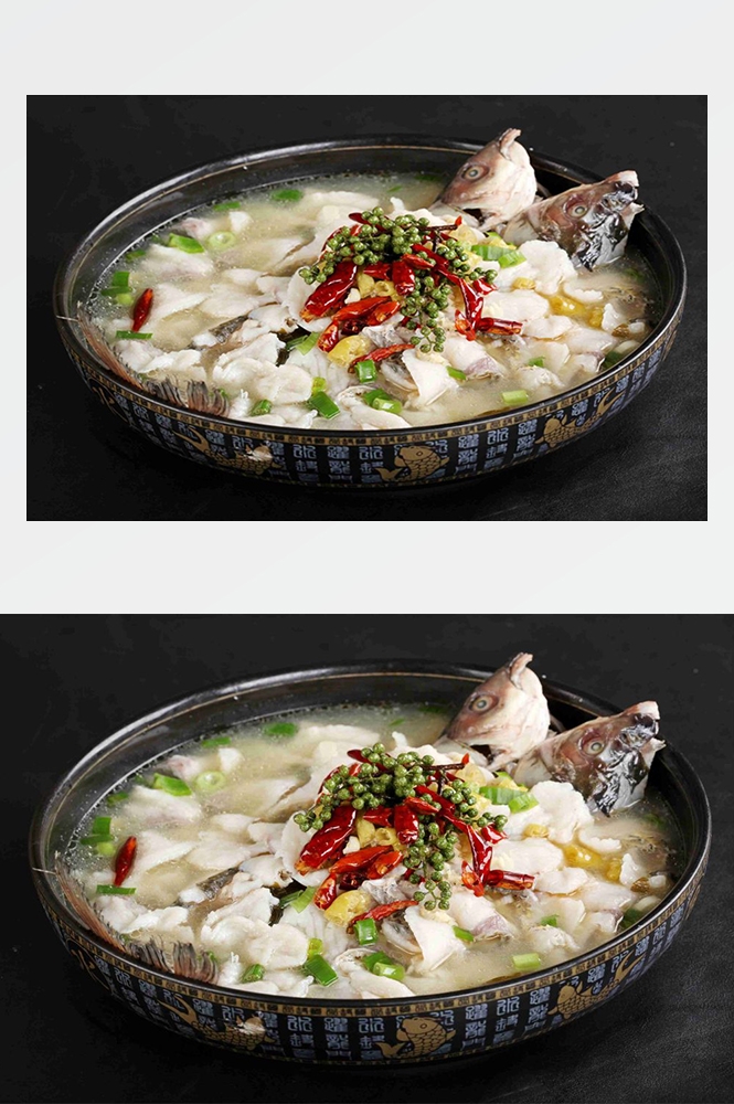 高清美食菜品菜谱JPG图片酸菜鱼摄影美工设计喷绘打印合成素材