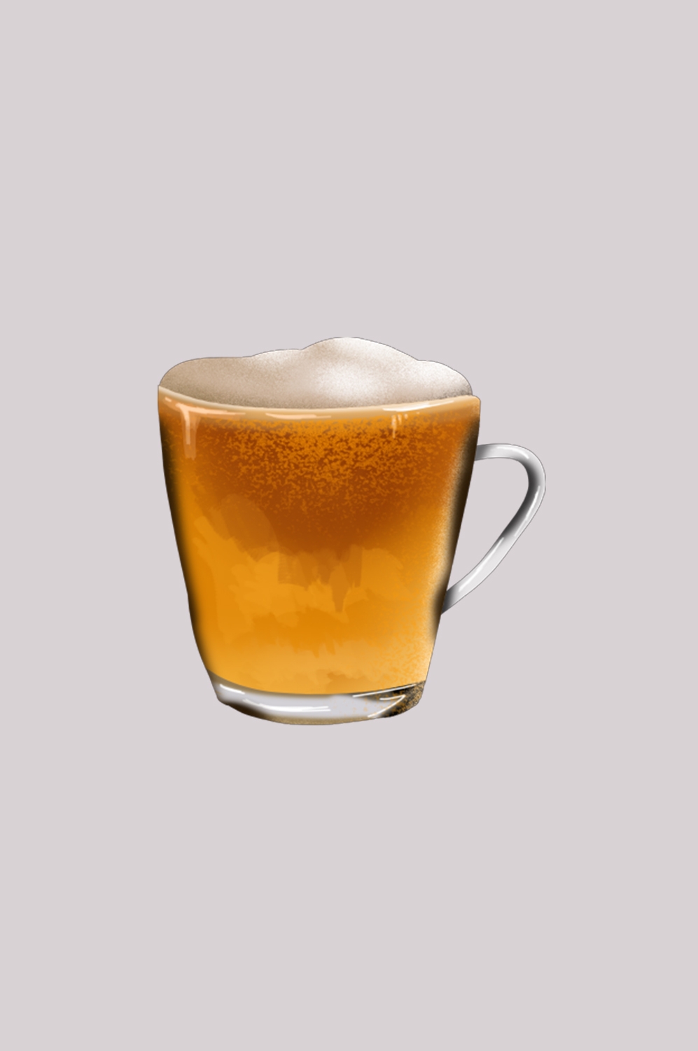啤酒啤酒杯冒着泡沫效果图插画免抠素材元素35