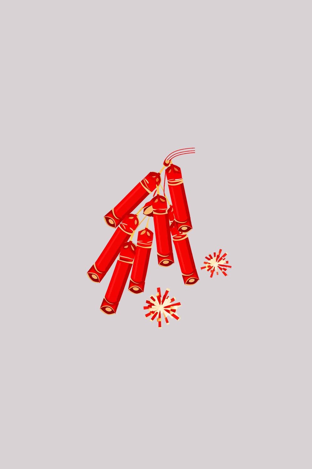 鞭炮图案立体爆竹图片素材png透明背景免抠图105