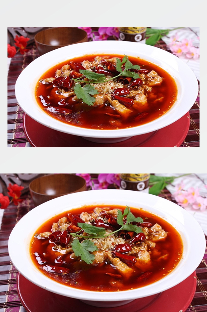 高清美食菜品菜谱JPG图片水煮肉片摄影美工设计喷绘打印合成素材