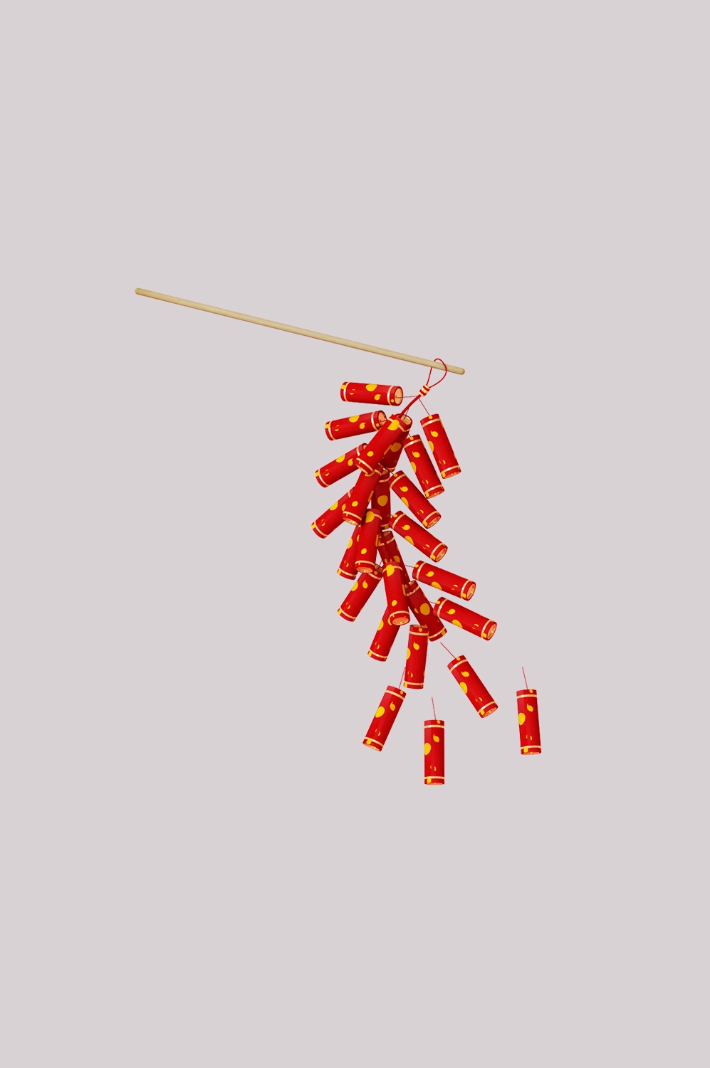 鞭炮图案立体爆竹图片素材png透明背景免抠图46