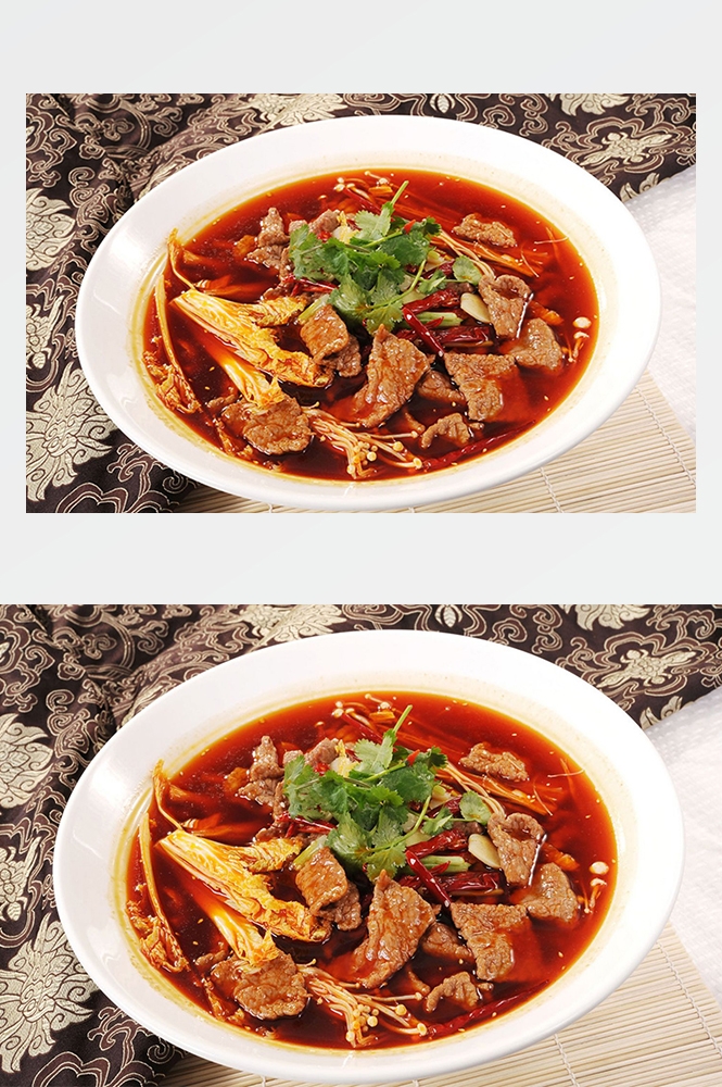 高清美食菜品菜谱JPG图片水煮肉片摄影美工设计喷绘打印合成素材