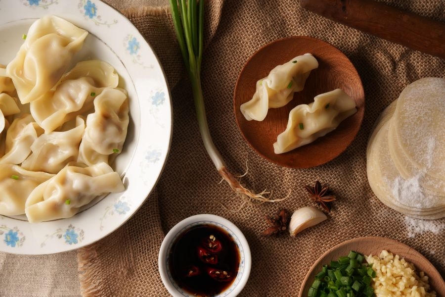 饺子图片饺子实拍摄影图海报banner设计背景素材40