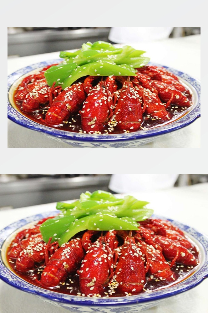 餐饮美食海报模板麻辣小龙虾香辣虾促销宣传广告素材 (61)