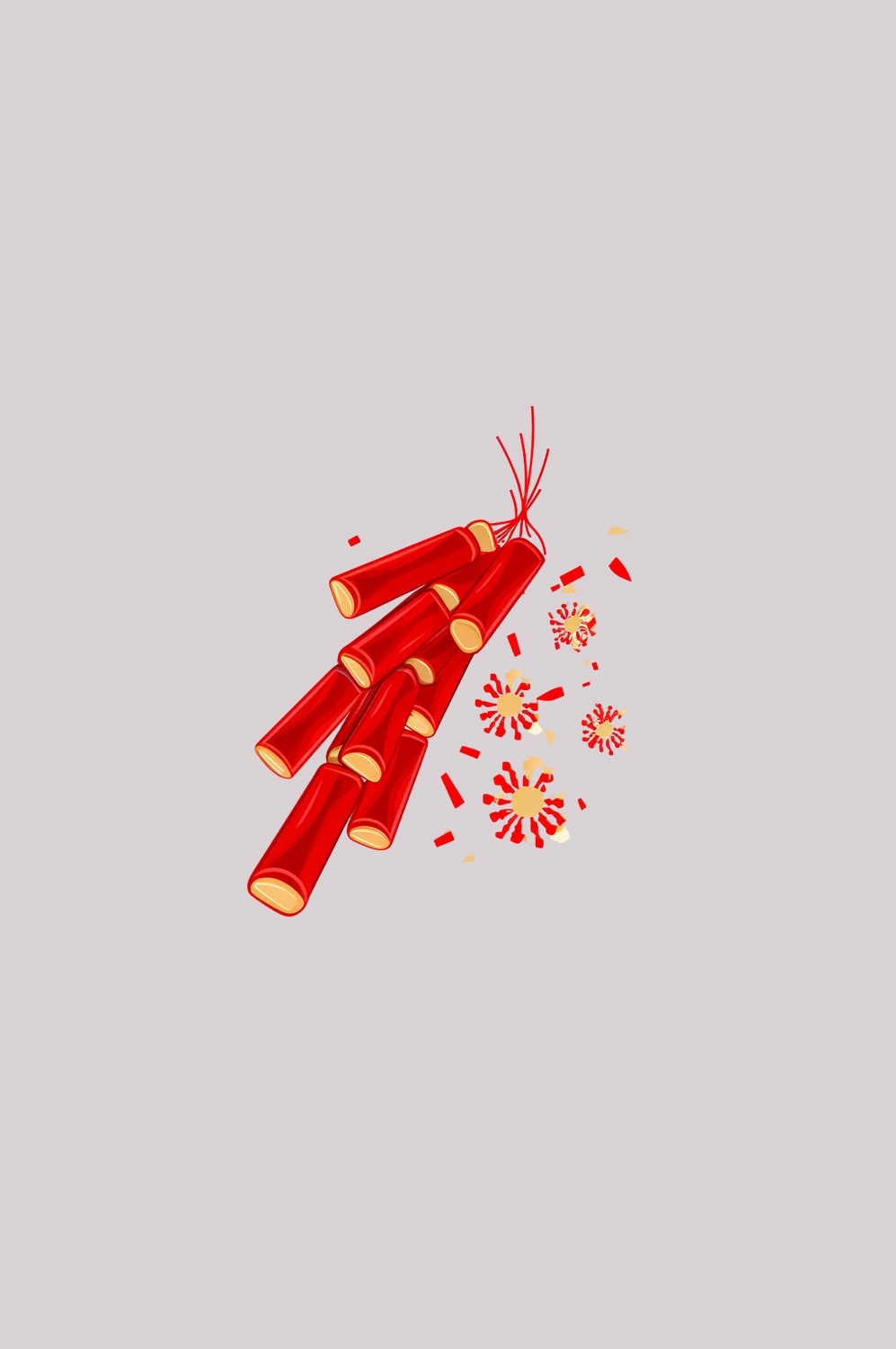 鞭炮图案立体爆竹图片素材png透明背景免抠图104