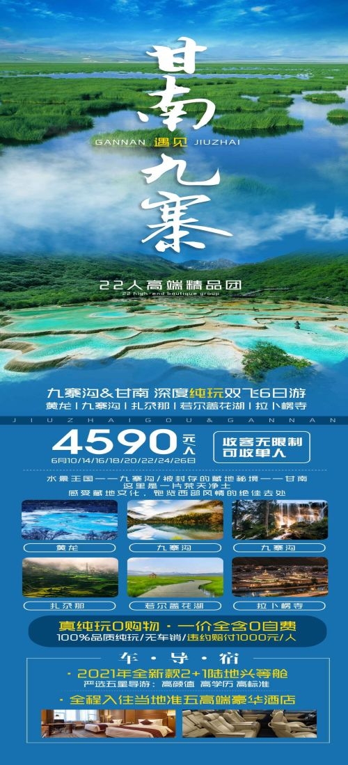 四川成都九寨沟武隆峨眉山都江堰三星堆大熊猫旅游海报89