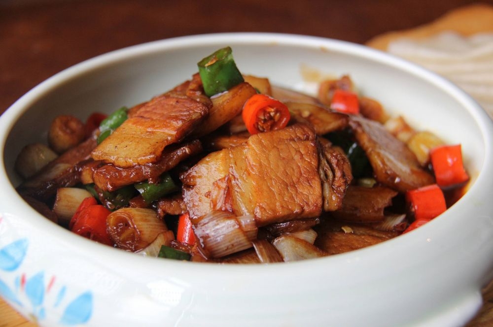 高清美食菜品菜谱回锅肉摄影美工设计喷绘打印合成素材 (39)