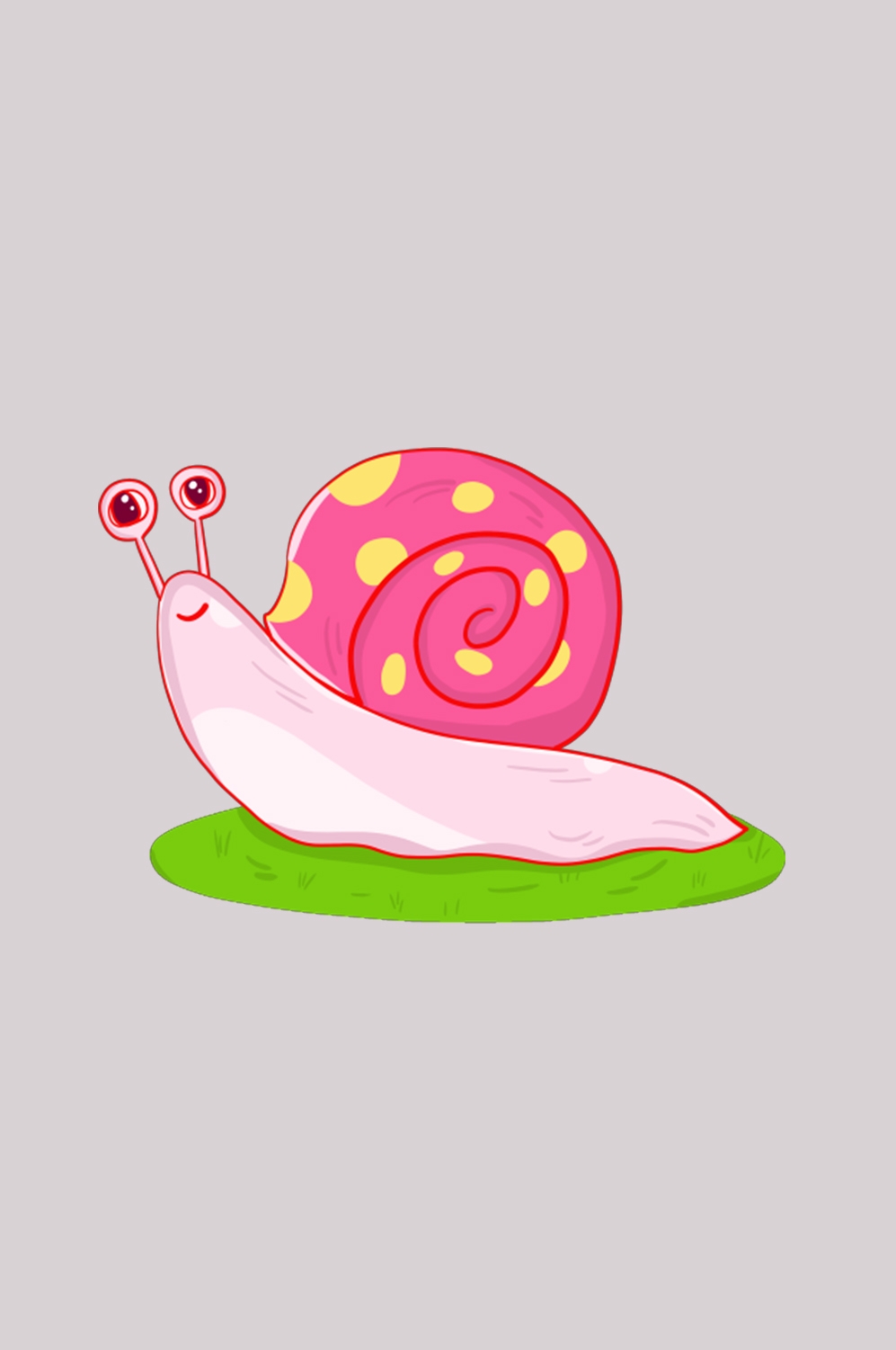 卡通蜗牛插画免抠素材元素65