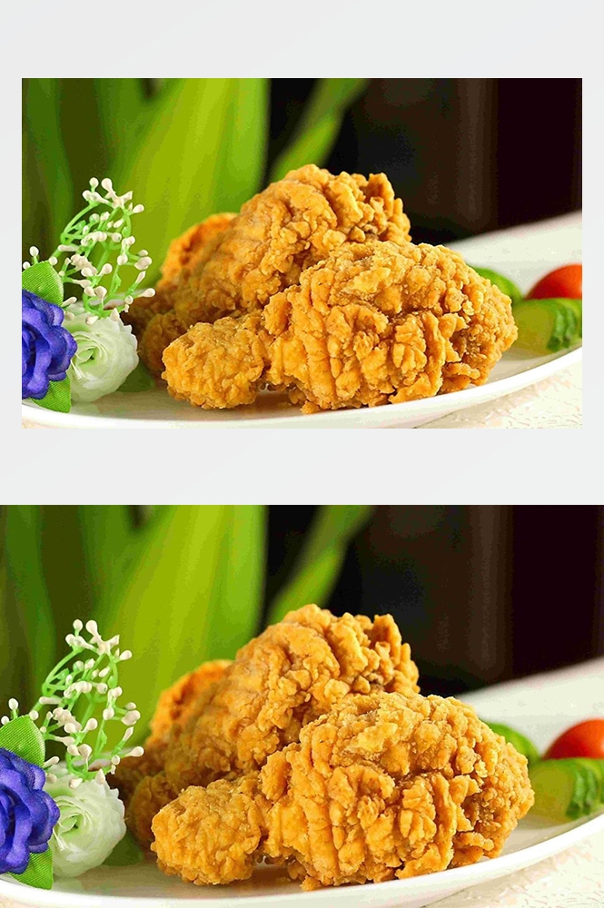 高清美食菜谱图片炸鸡腿鸡翅鸡块美工设计素材 (71)