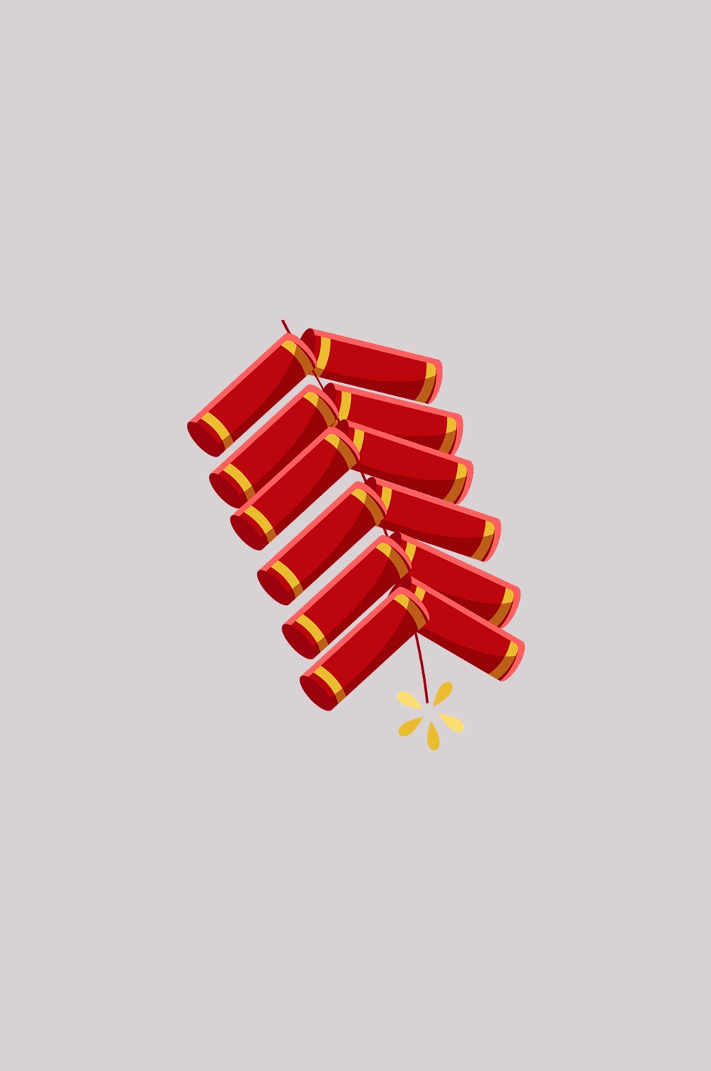 鞭炮图案立体爆竹图片素材png透明背景免抠图25