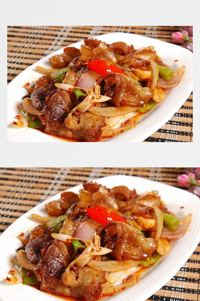 高清美食菜品菜谱回锅肉摄影美工设计喷绘打印合成素材