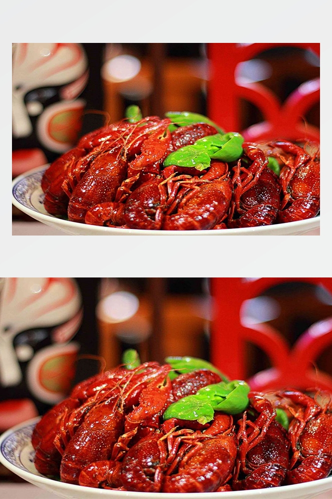 餐饮美食海报模板麻辣小龙虾香辣虾促销宣传广告素材 (93)