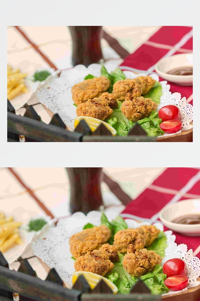 高清美食菜谱图片炸鸡腿鸡翅鸡块美工设计素材