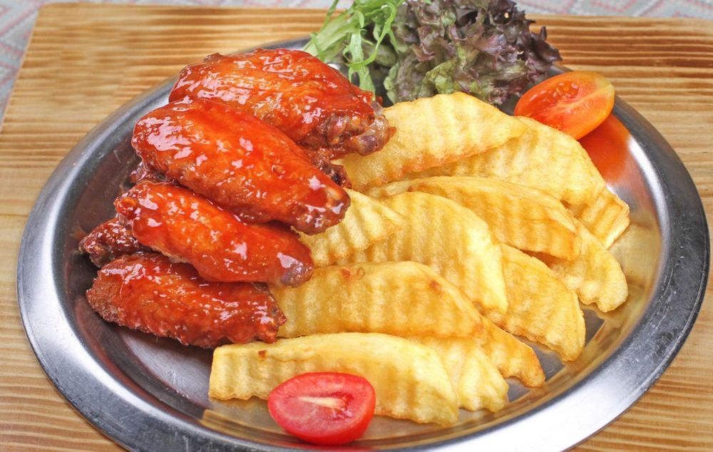 高清美食菜谱图片炸鸡腿鸡翅鸡块美工设计素材 (107)