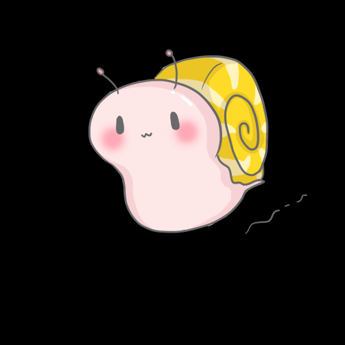 卡通蜗牛插画免抠素材元素76
