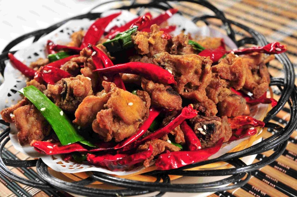 高清美食菜谱JPG图片辣子鸡川菜摄影美工设计喷绘打印合成素材 (23)