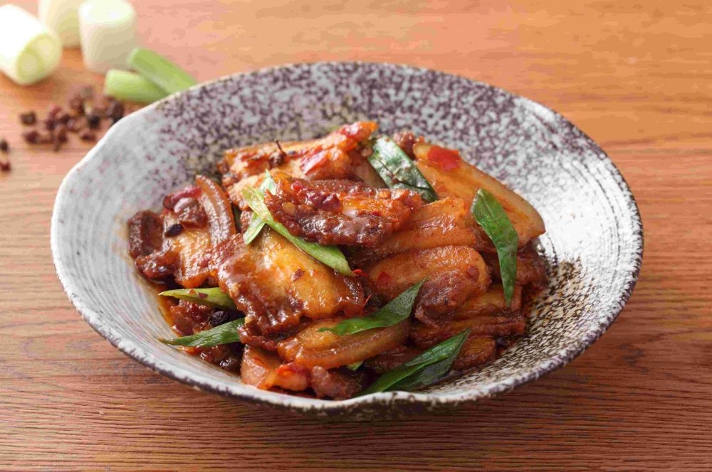 高清美食菜品菜谱回锅肉摄影美工设计喷绘打印合成素材 (2)