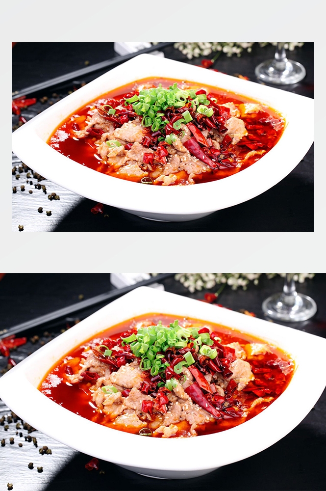 高清美食菜品菜谱JPG图片水煮肉片摄影美工设计喷绘打印合成素材  (29)