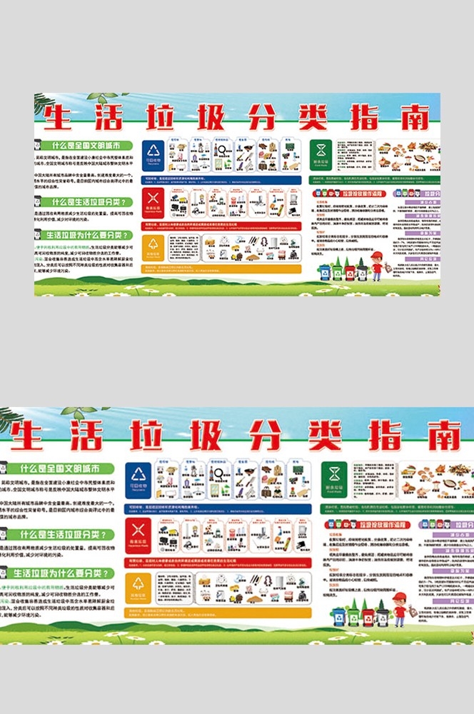 垃圾分类投放指南环保公益宣传素材42