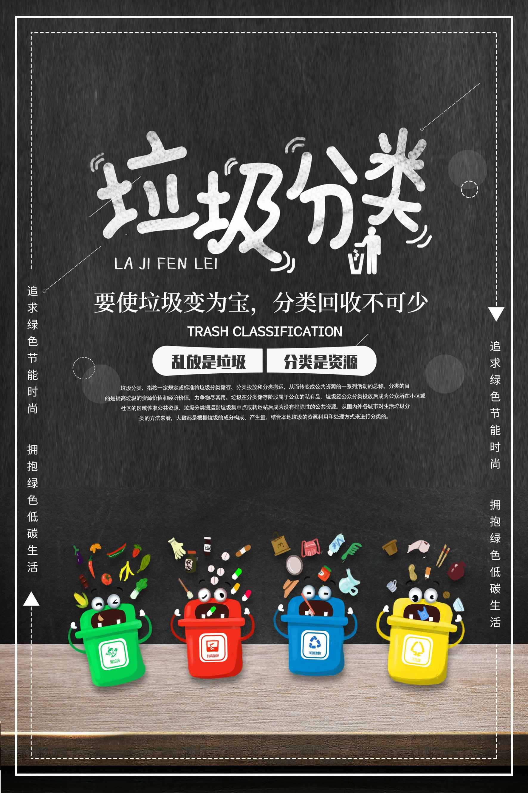 创建文明卫生城市垃圾分类海报64
