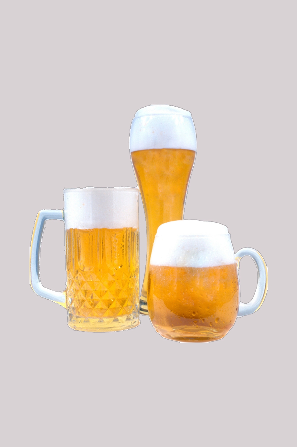 啤酒啤酒杯冒着泡沫效果图插画免抠素材元素66