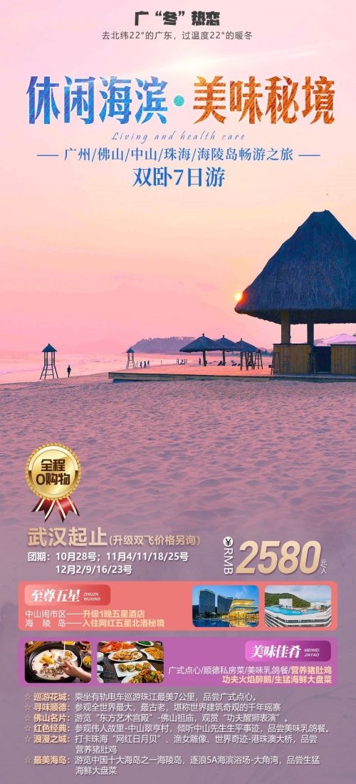 广东广州深圳港珠澳潮汕湛江惠州旅游海报28