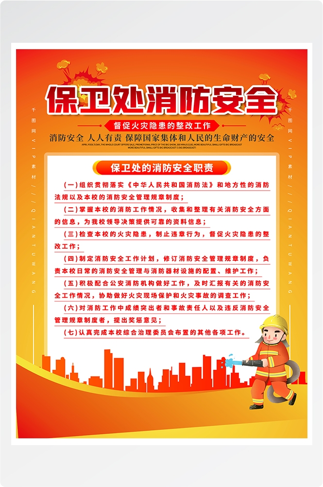 消防站各室制度牌2