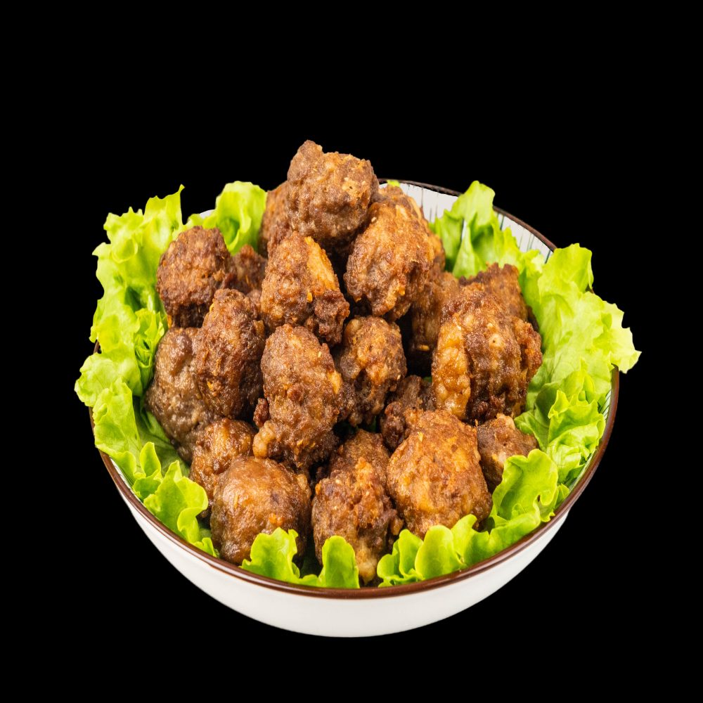鱼肉丸子鱼丸图片元素透明背景免抠46