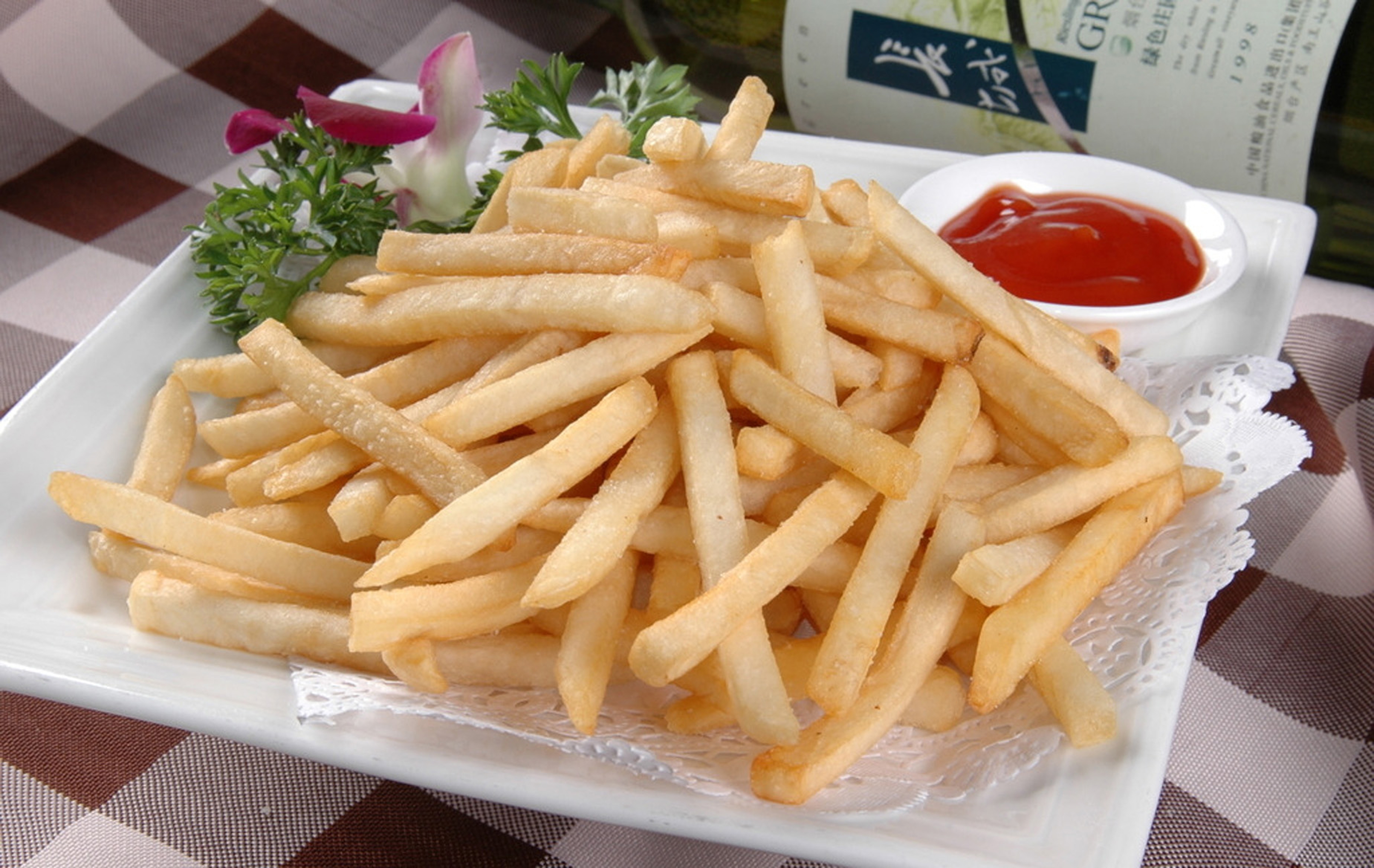 高清美食菜品菜谱JPG图片油炸薯条图库美工设计喷绘打印合成素材