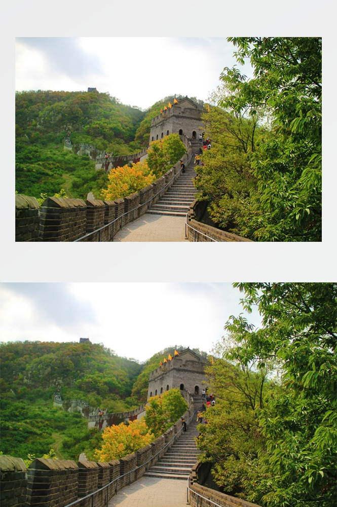 万里长城旅游风景照片海报展板