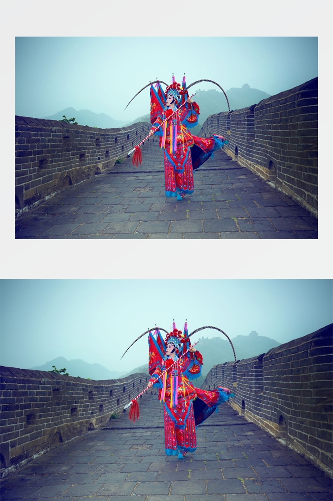 万里长城旅游风景照片海报展板 (101)