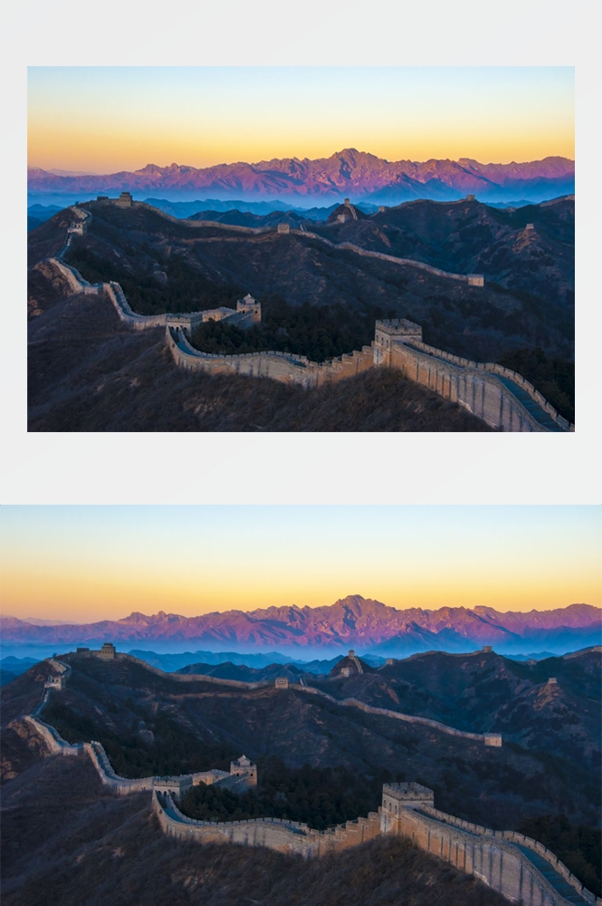 万里长城旅游风景照片海报展板