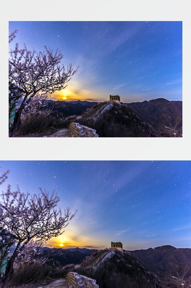 万里长城旅游风景照片海报展板