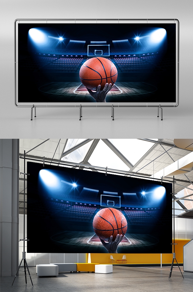 篮球场篮球篮球框高清图片 (63)