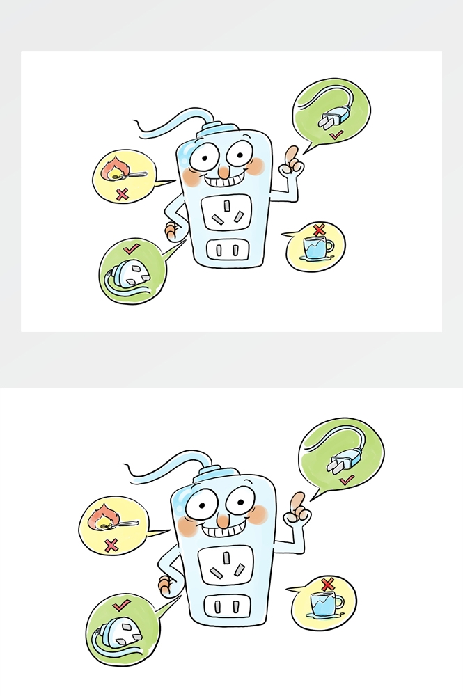 卡通安全用电漫画-(2)