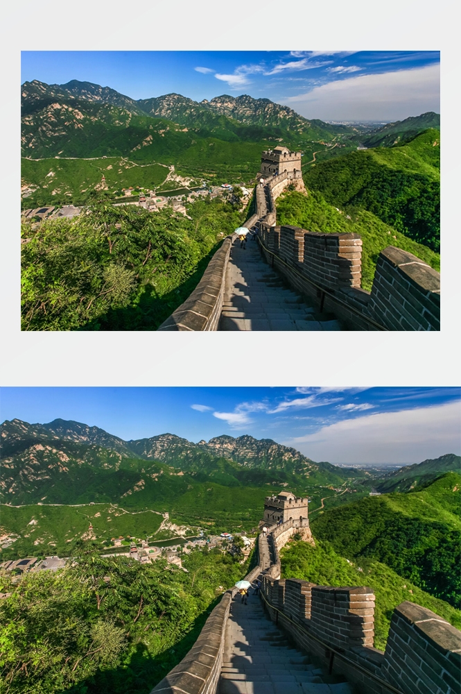 万里长城旅游风景照片海报展板