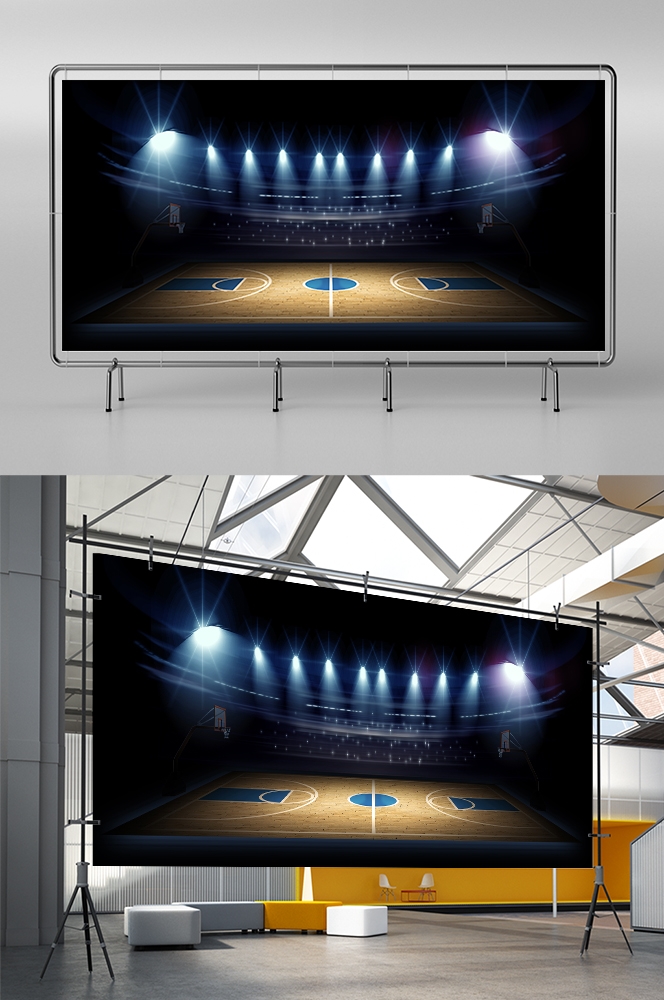 篮球场篮球篮球框高清图片 (64)