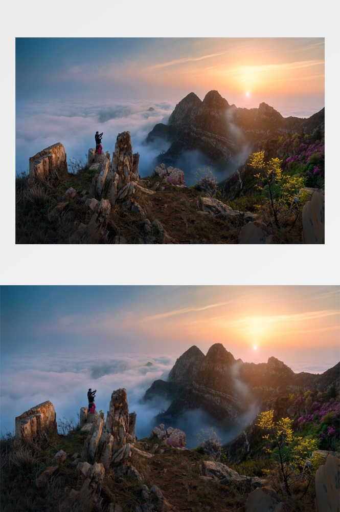 万里长城旅游风景照片海报展板