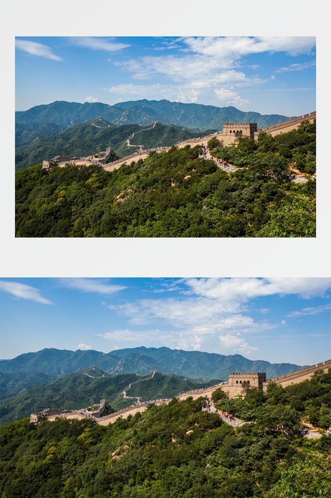 万里长城旅游风景照片海报展板