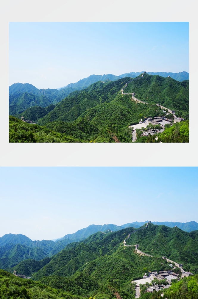 万里长城旅游风景照片海报展板