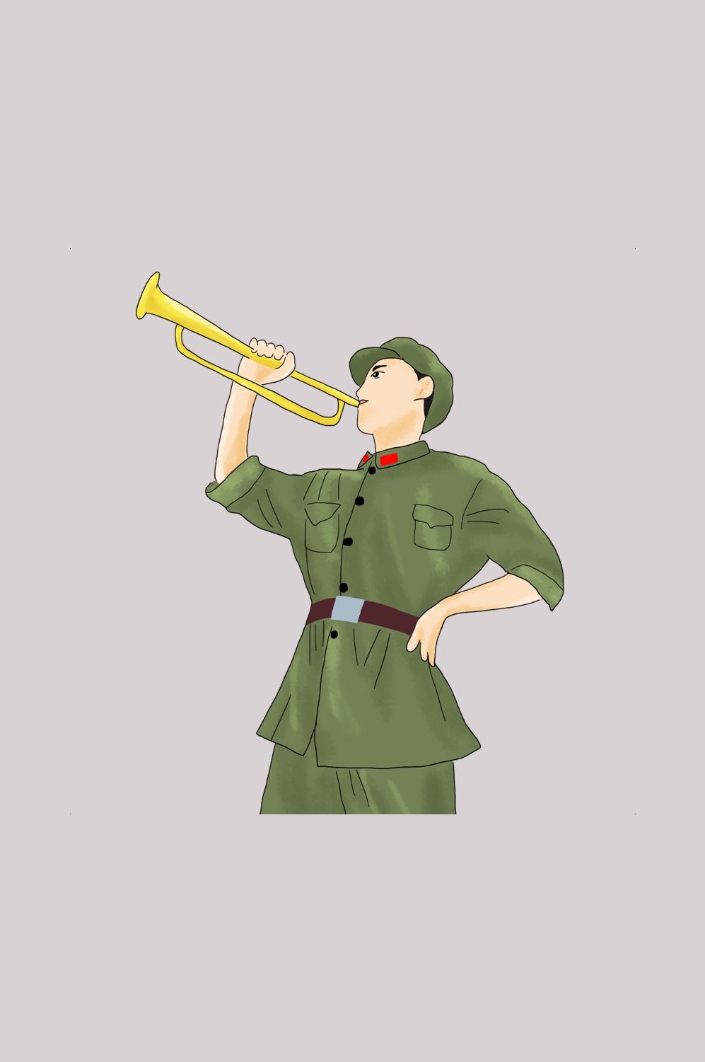 红色党建革命免抠素材png元素-(20)