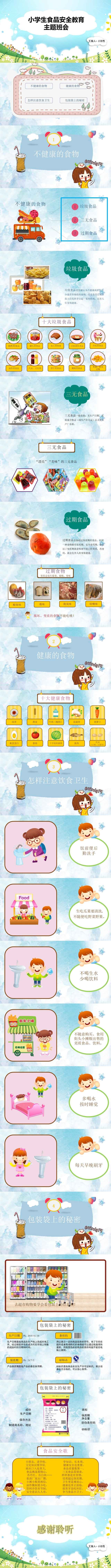 幼儿园中小学生家长食品安全知识讲座主题班会ppt课件 (15)