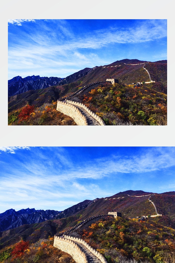 万里长城旅游风景照片海报展板