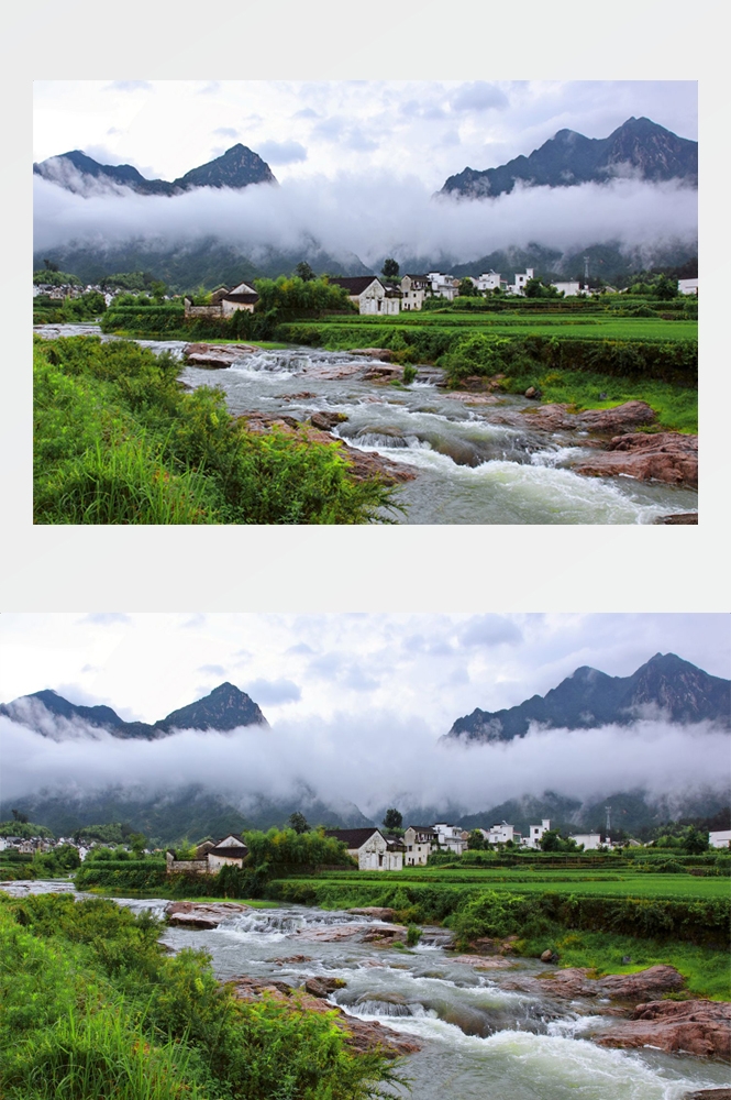 乡村田野风光高清图片