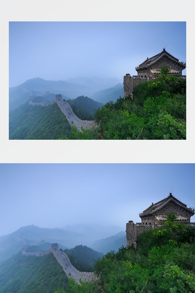 万里长城旅游风景照片海报展板