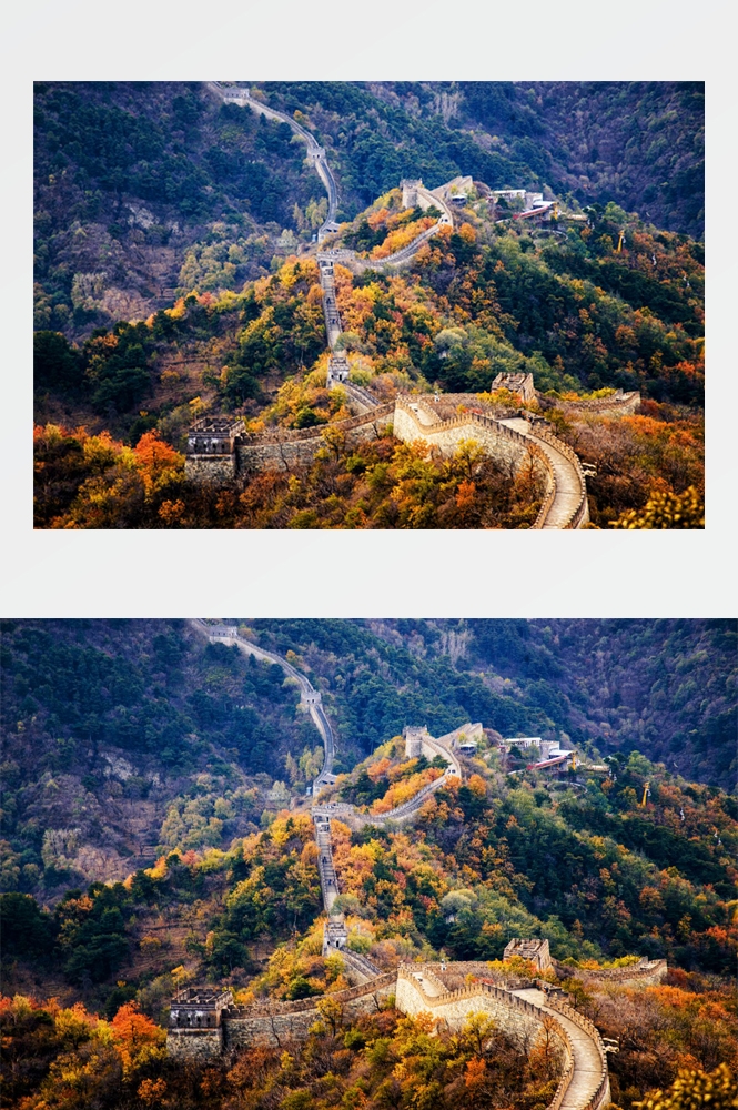 万里长城旅游风景照片海报展板 (9)