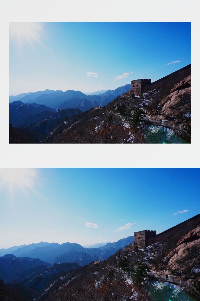 万里长城旅游风景照片海报展板