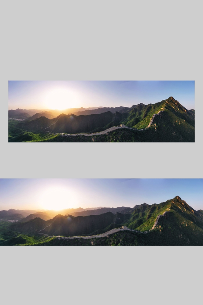 万里长城旅游风景照片海报展板 (213)