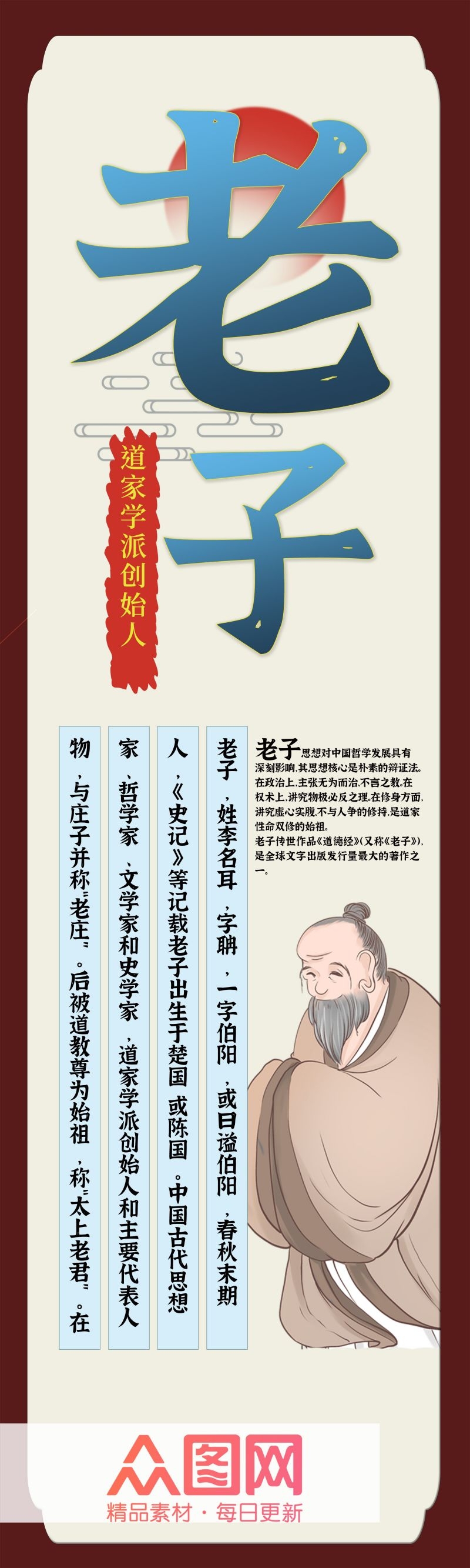 中国风复古学校文化名人名言挂画海报 (57)