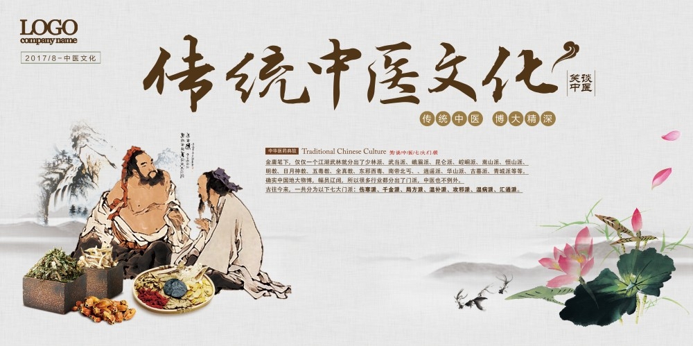 传统中医海报挂画展板文化墙素材 (25)